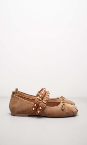 LOLA – Hellbraun Veloursleder