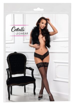 Htl.Strümpfe schwarz 2 - Halterlose Strümpfe