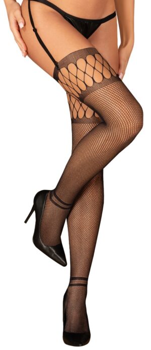 OBS Strümpfe S-L - Straps-Strümpfe