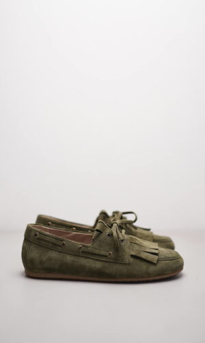 DROP – Khaki Veloursleder