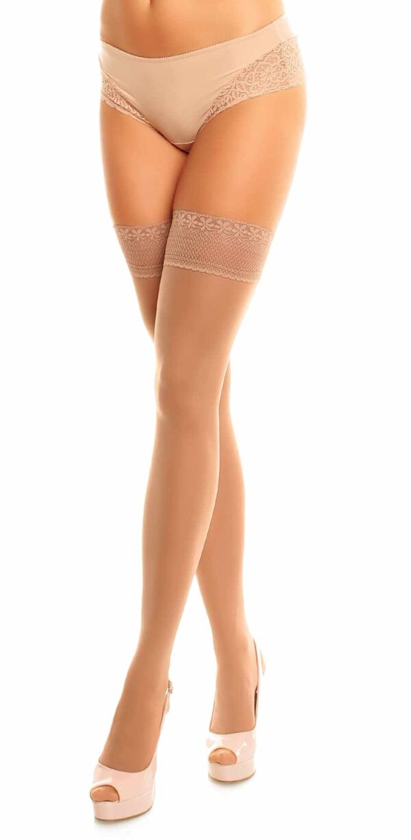 Glamory Vital 40 halterlose Stützstrümpfe | Farbe: Make up | Größe: 40-42