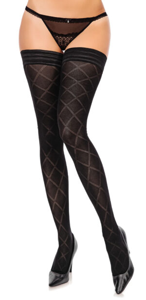 Glamory Venus 50 halterlose Strümpfe | Farbe: Black | Größe: 48-50