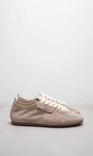 DROP – Beige Veloursleder