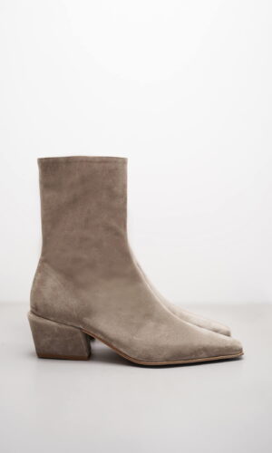 NYLA – Beige Veloursleder