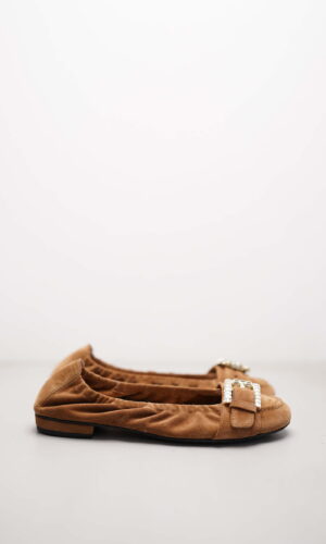 MALU – Hellbraun Veloursleder