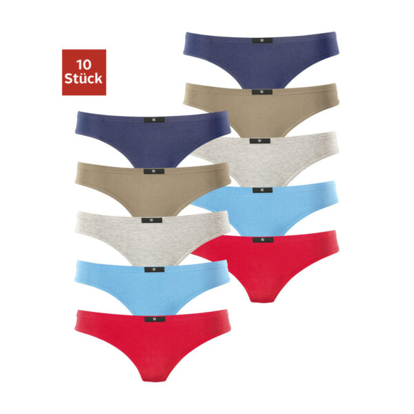 H.I.S String Damen rot, marine, blau, khaki, grau-meliert Gr.40