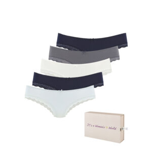 LASCANA Brasilslip Damen blau Gr.48/50