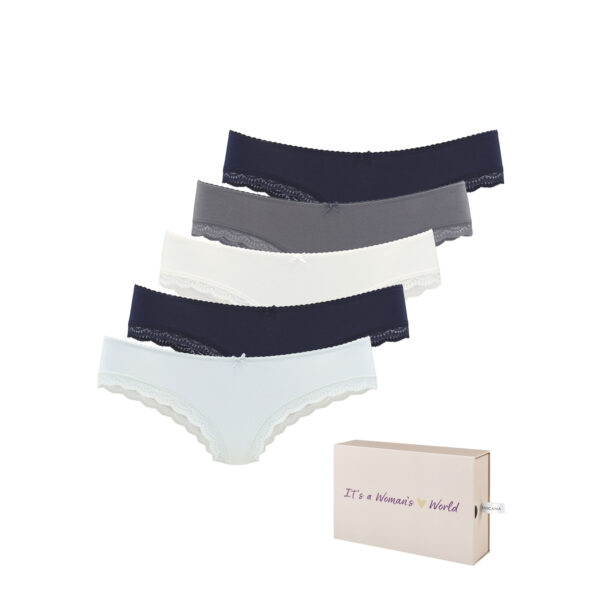 LASCANA Brasilslip Damen blau Gr.44/46