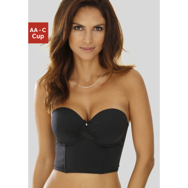 LASCANA Corsage Damen schwarz Gr.70 Cup B