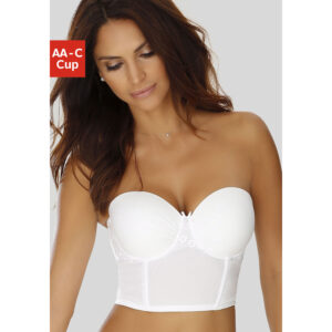 LASCANA Corsage Damen weiß Gr.85 Cup A