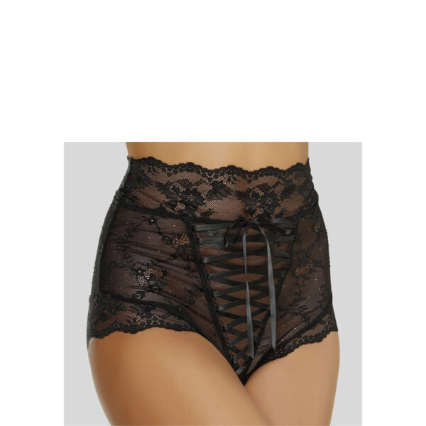 LASCANA High-Waist-Slip-Ouvert Damen schwarz Gr.52/54