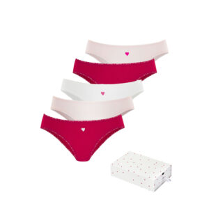 LASCANA Jazz-Pants Slips Damen rot, creme, rosa Gr.44/46