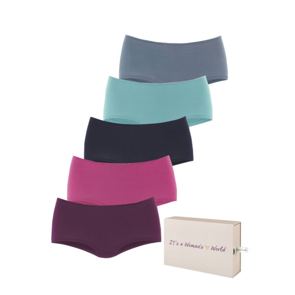 LASCANA Panty Damen aubergine, pink, navy, mint, blau Gr.44/46
