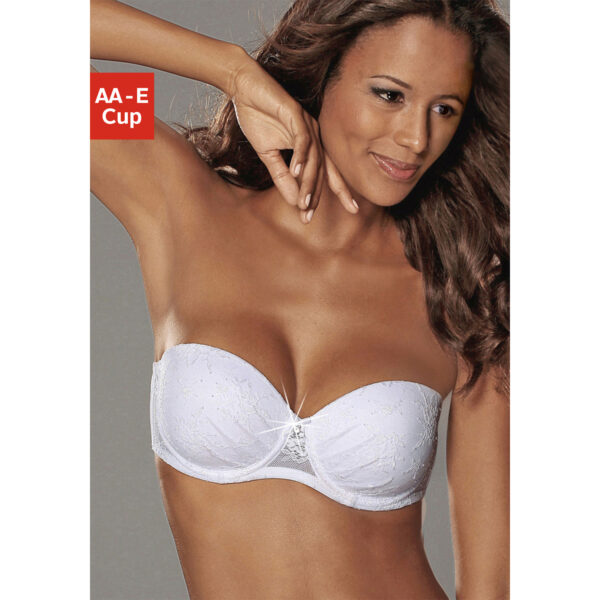 LASCANA Push-up-BH Damen weiß Gr.70E