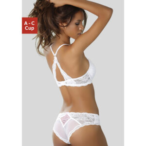 LASCANA Set: Push-up-BH Damen weiß Gr.85C