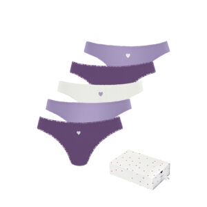 LASCANA String Damen lila, flieder, creme Gr.44/46