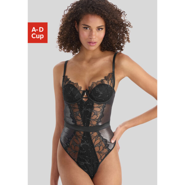 LASCANA Stringbody Damen schwarz Gr.70 Cup A
