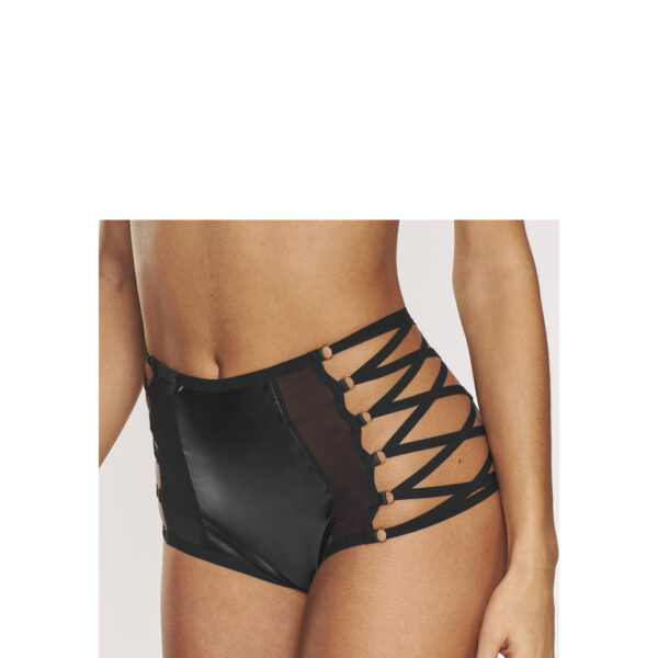 PETITE FLEUR GOLD High-Waist-Slip Damen schwarz Gr.52/54