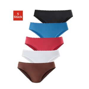 PETITE FLEUR Jazz-Pants Slips Damen braun, weiß, rot, hellblau, schwarz Gr.46