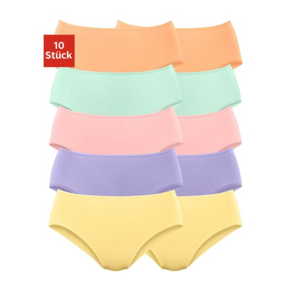 PETITE FLEUR Jazz-Pants Slips Damen orange, grün, rosa, lila, gelb Gr.44/46