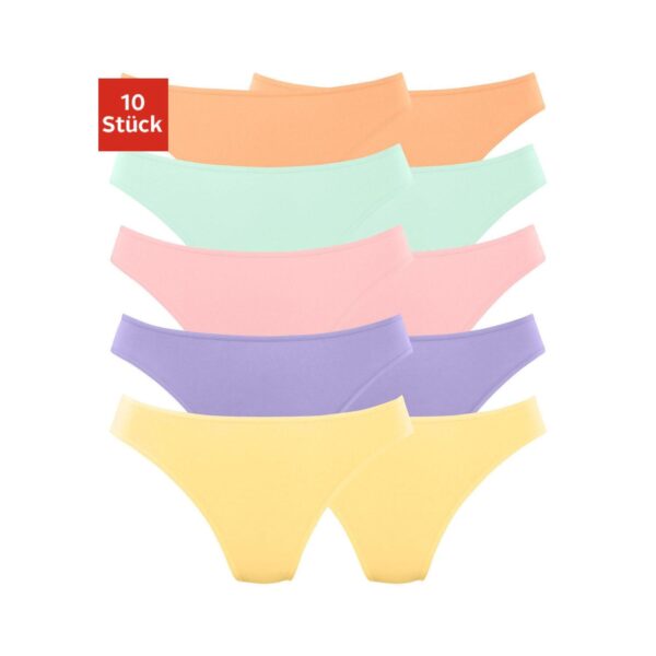 PETITE FLEUR String Damen orange, grün, rosa, lila, gelb Gr.44/46