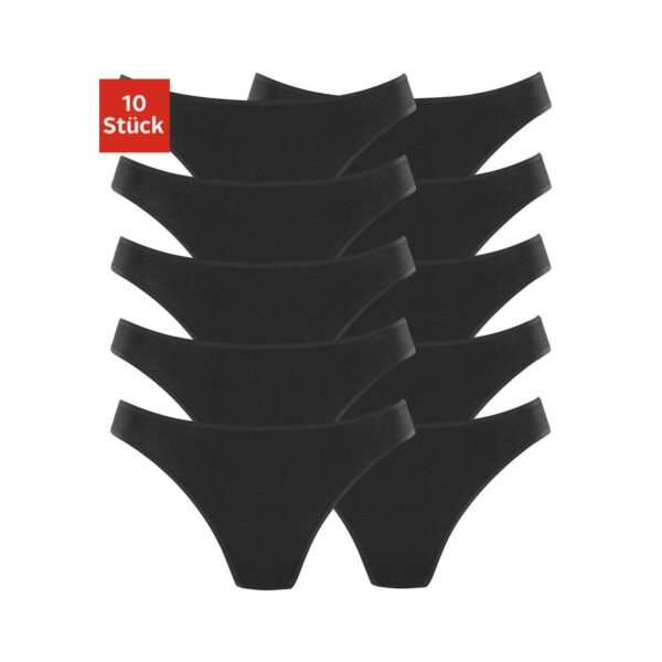 PETITE FLEUR String Damen schwarz Gr.44/46