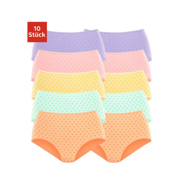 PETITE FLEUR Taillenslip Damen lila, rosa, gelb, grün, orange Gr.56/58