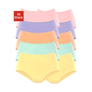 PETITE FLEUR Taillenslip Damen rosa, lila, orange, grün, gelb Gr.56/58