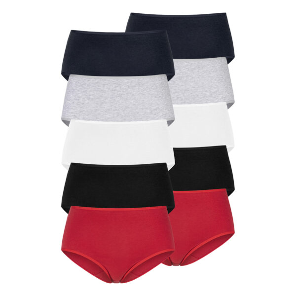 PETITE FLEUR Taillenslip Damen rot, schwarz, weiß, grau-meliert, navy Gr.44/46