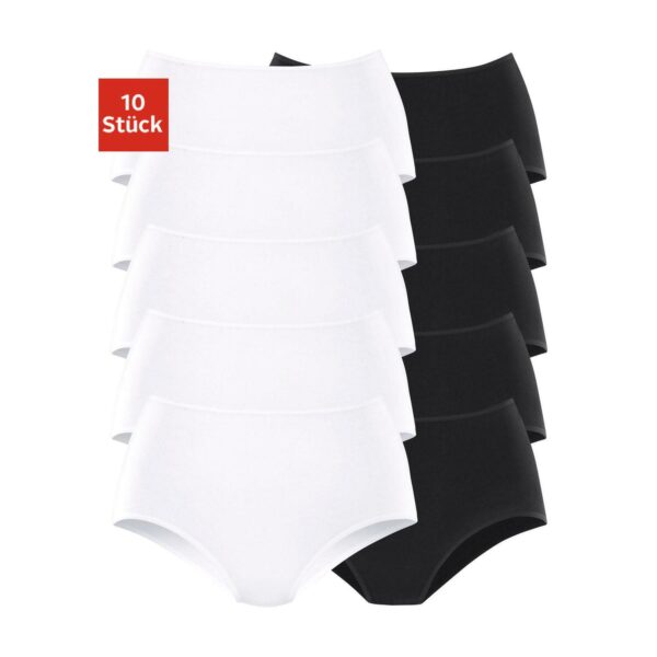 PETITE FLEUR Taillenslip Damen weiß, schwarz Gr.56/58