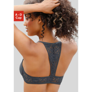 S.OLIVER Schalen-BH Damen anthrazit Gr.80D