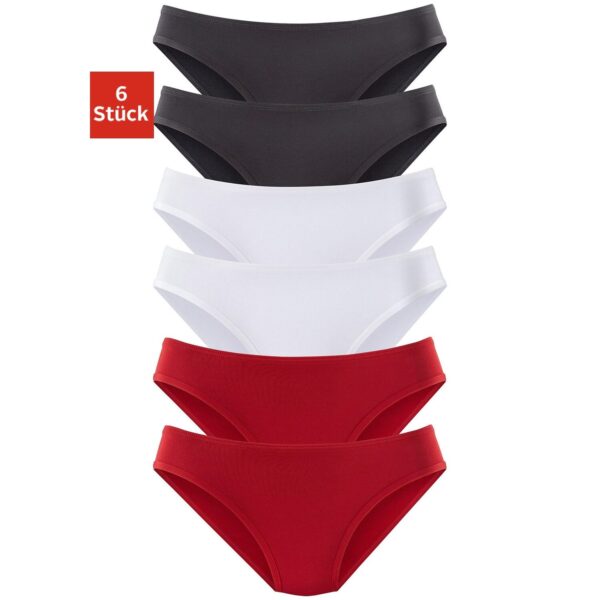 VIVANCE ACTIVE Jazz-Pants Slips Damen rot, schwarz, weiß Gr.32/34