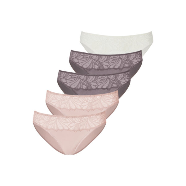 VIVANCE Bikinislip Damen rosé, taupe, creme Gr.44/46