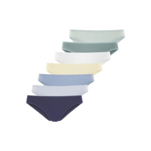 VIVANCE Brasilslip Damen navy, hellblau, jeansblau, mint, graugrün, gelb, weiß Gr.40/42