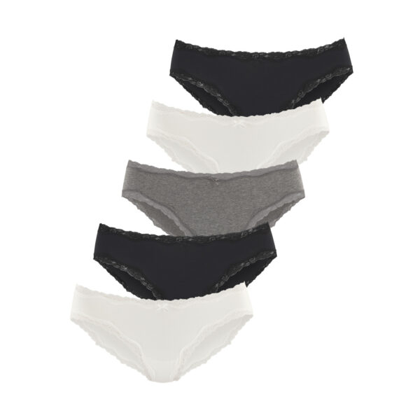 VIVANCE Jazz-Pants Slips Damen creme, anthrazit meliert, schwarz Gr.48/50