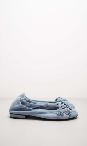 MALU – Blau Veloursleder