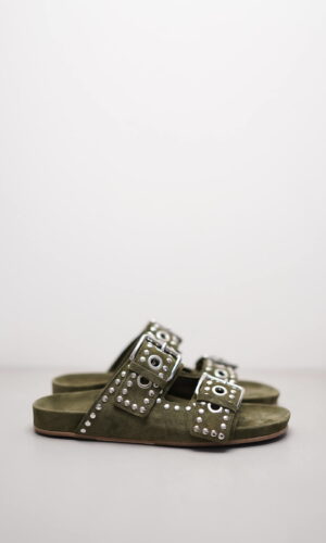 LOVE – Khaki Veloursleder