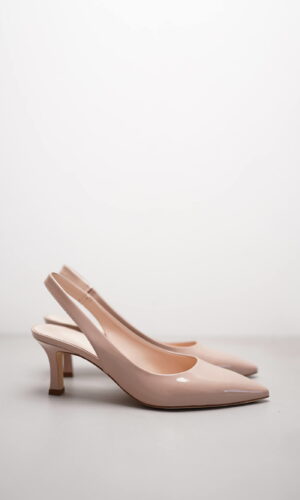 ELLIE – Nude Lackleder
