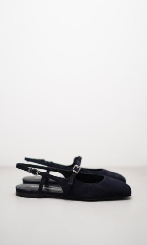 LEILA – Blau Veloursleder