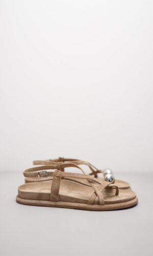 AILY – Hellbraun Veloursleder