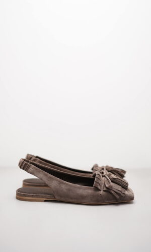 LEILA – Braun Veloursleder