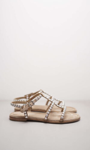 CARLY – Hellbraun Veloursleder
