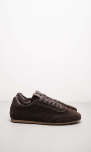 DROP – Dunkelbraun Veloursleder