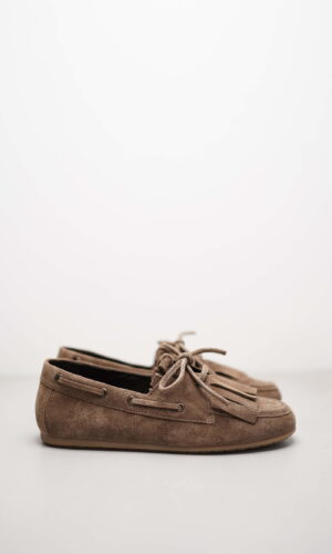 DROP – Braun Veloursleder