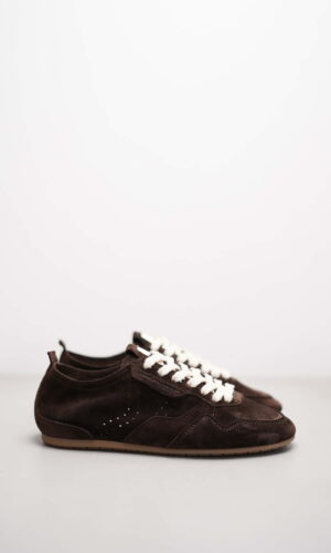 DROP – Dunkelbraun Veloursleder