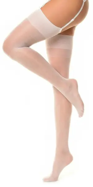Glamory Perfect 20 Strapsstrümpfe | Farbe: White | Größe: 56-58