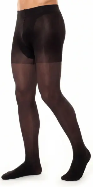 Glamory Support 70 Herrenstützstrumpfhose | Farbe: Black | Größe: 60-62