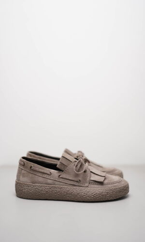 PIT – Taupe Veloursleder