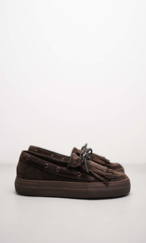 ALEC – Dunkelbraun Veloursleder