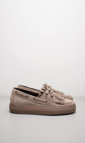 ALEC – Beige Veloursleder